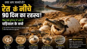 क्या आप जानते हैं? रेत के नीचे दफन रहते हैं 90 दिन तक, फिर ऐसे दुनिया में आते हैं घड़ियाल के बच्चे!