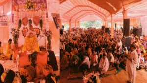 वस्त्रावली में श्रीमद्भागवत ज्ञान यज्ञ की धूम: भक्ति के महासागर में डूबा बयाना क्षेत्र